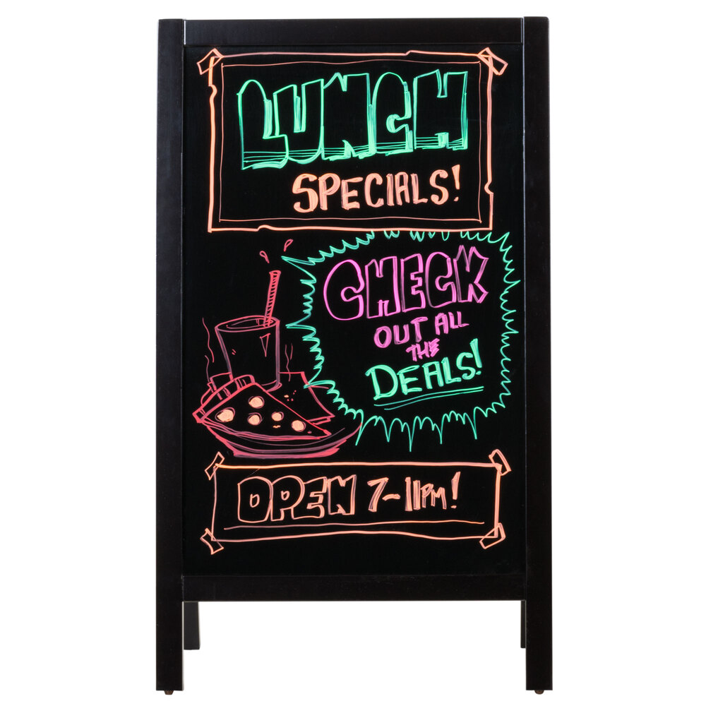 Write On Sidewalk Sign A Frame 20" x 34"