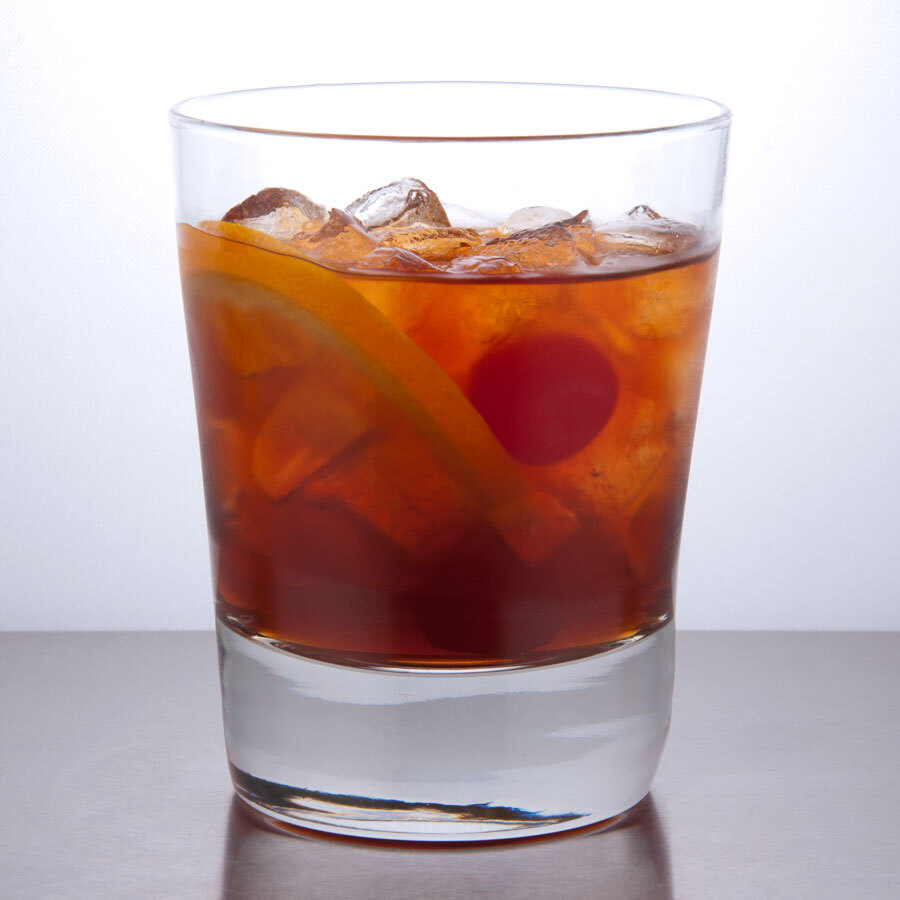 Libbey 2307 Geo 13.25 oz. Double Old Fashioned Glass 12 / Case