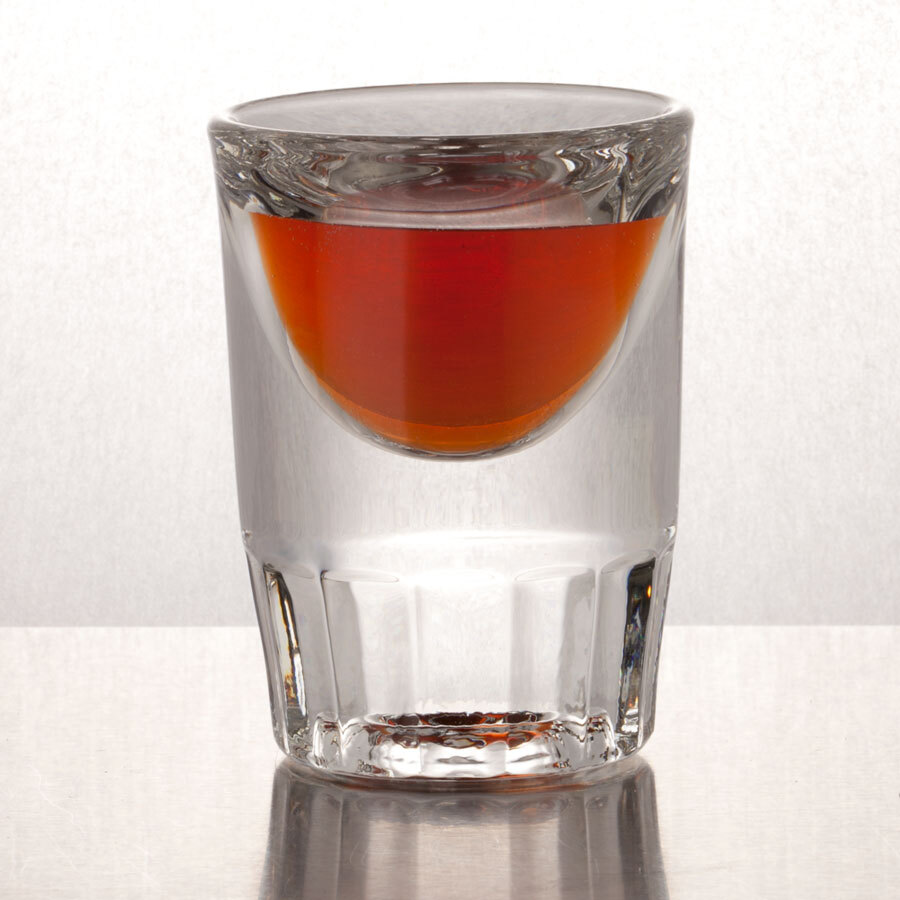 Libbey 5138 1 oz. Tall Whiskey / Shot Glass 12 / Case