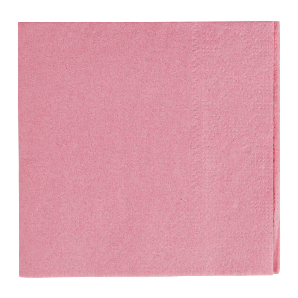 Hoffmaster 180325 Dusty Rose Beverage / Cocktail Napkin 250 / Pack