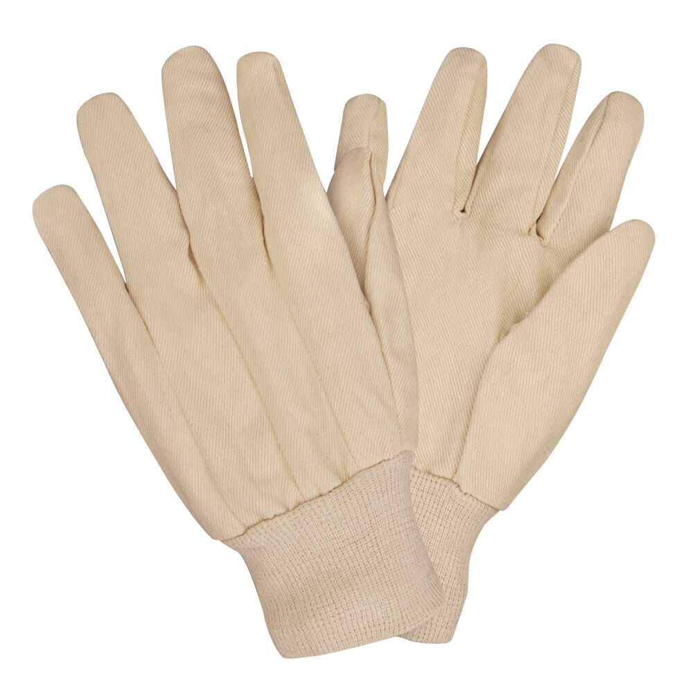 Premium Ramie / Cotton Blend Canvas Gloves Large 12/Pack
