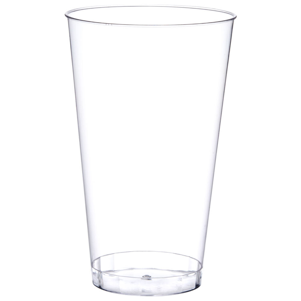 Fineline Savvi Serve 416 16 oz. Tall Clear Hard Plastic Tumbler 20 / Pack