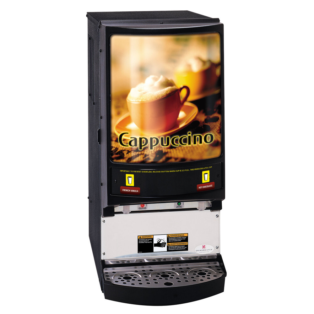 Grindmaster PIC2 Two Flavor Powdered Specialty Beverage Dispenser