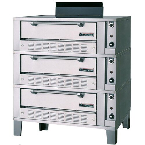 Garland G2073 55 1/4" Triple Deck Pizza Oven 120,000 BTU