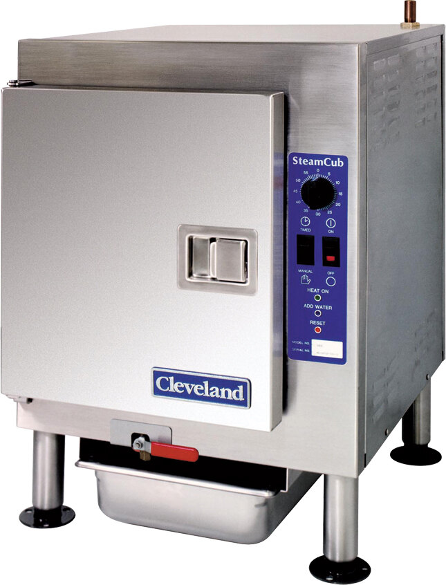 Cleveland 1SCEMCS SteamCub Countertop Electric Steamer 5 Pan