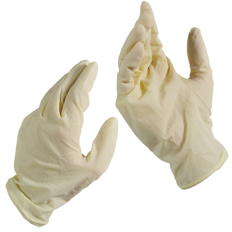 Extra Large Latex Exam Glove Textured 10 Mil White