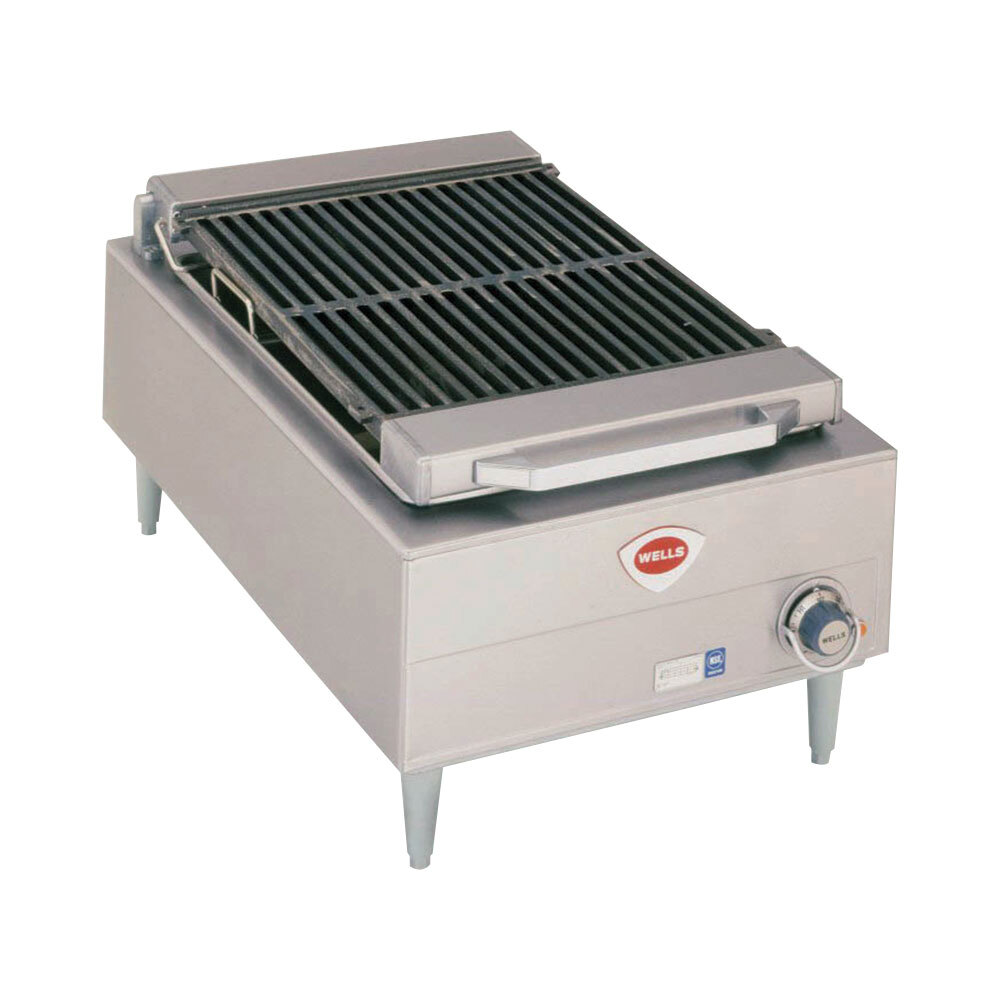 Wells B44 20" Stainless Steel Electric Charbroiler with One Control