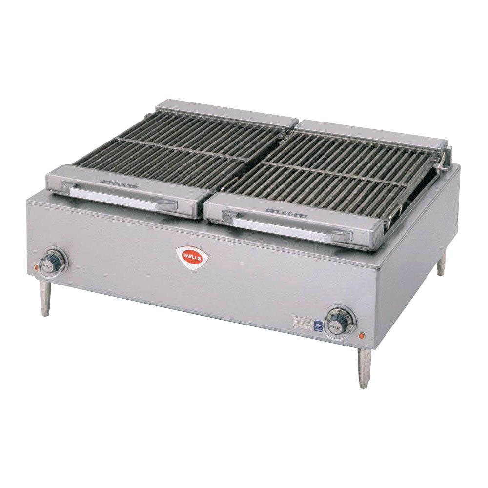 Wells B50 36" Stainless Steel Electric Charbroiler 10800W