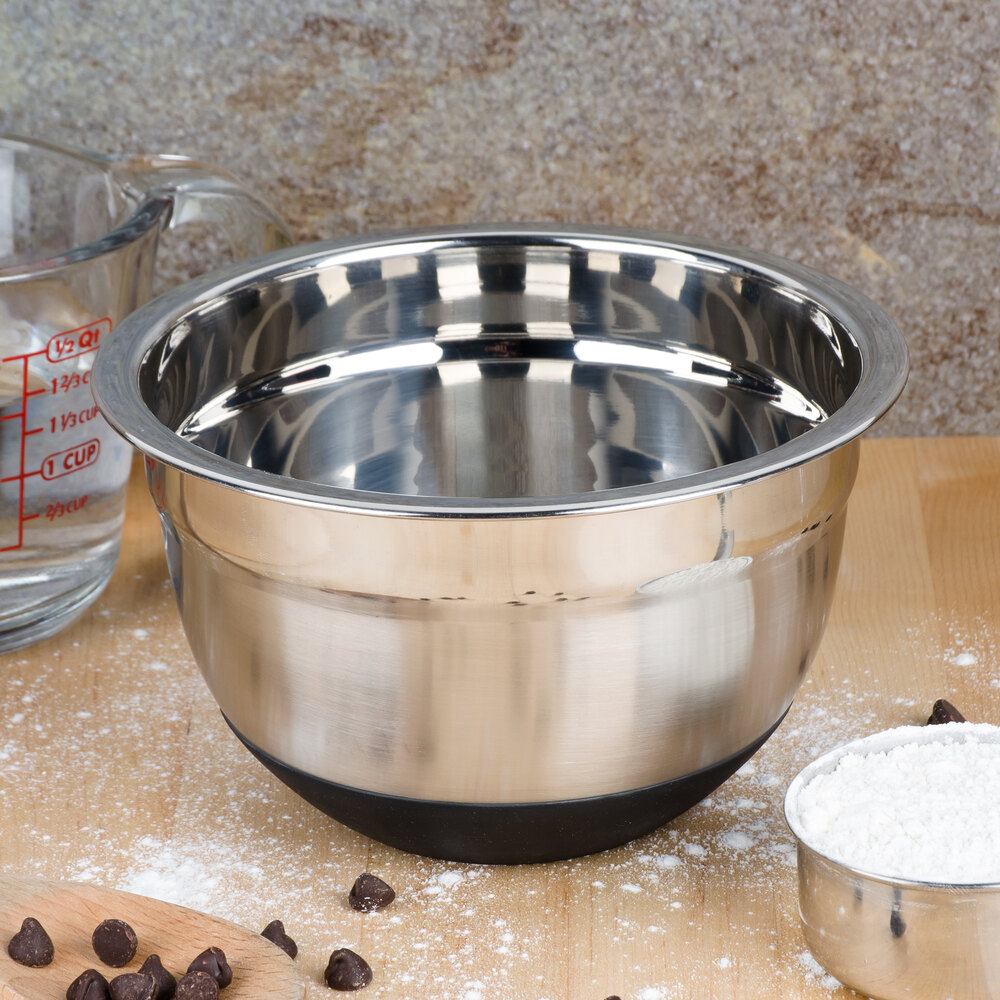 1.5 Qt. Heavyweight Stainless Steel Mixing Bowl With Bottom Grip/Non