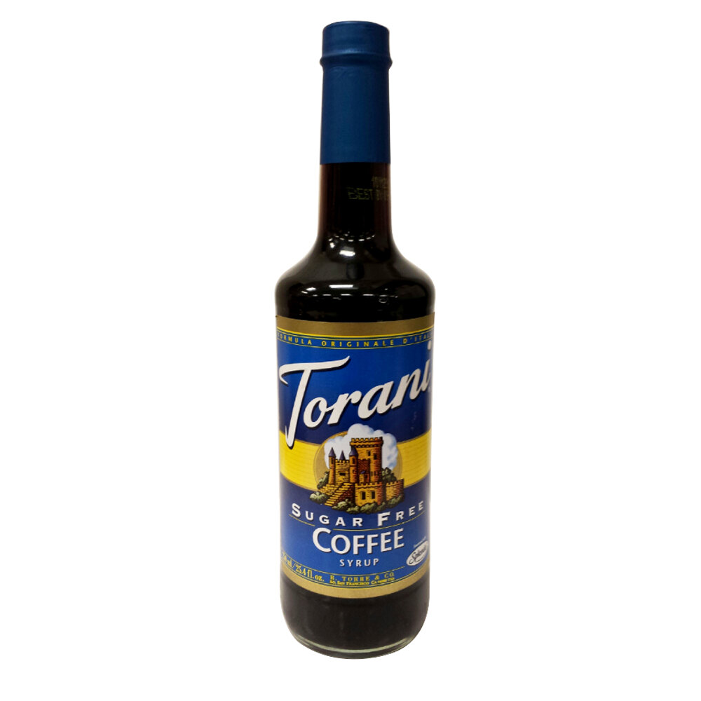 Torani 750 mL Sugar Free Coffee Flavoring Syrup
