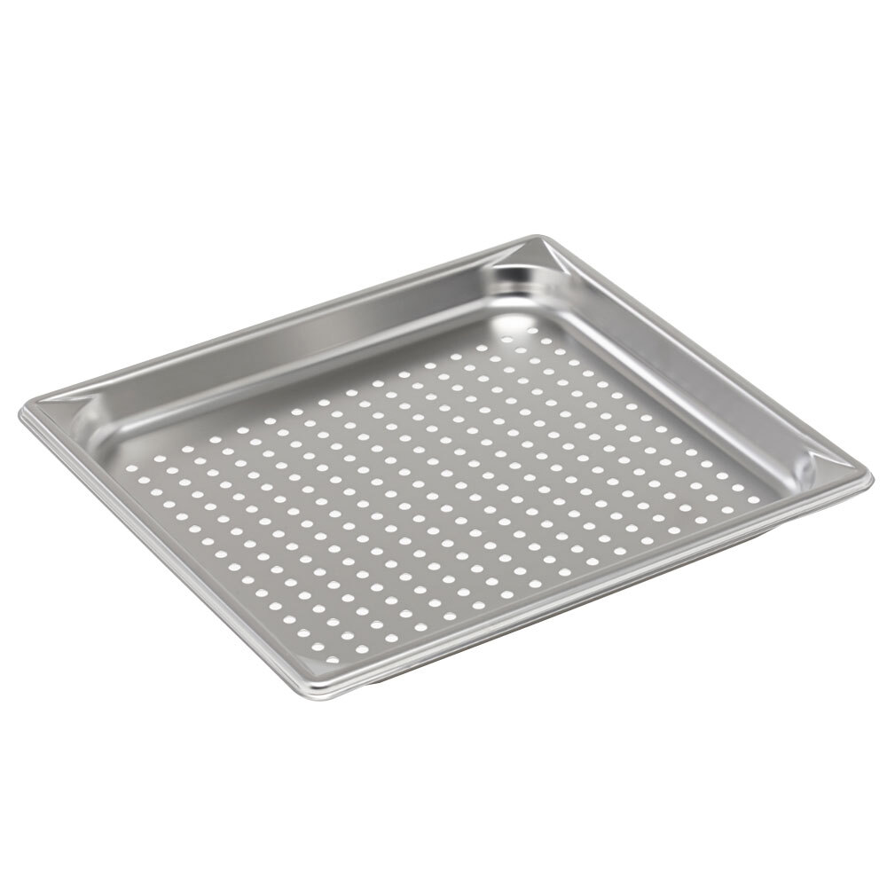 Vollrath 30113 Super Pan V 2/3 Size AntiJam Stainless Steel Perforated