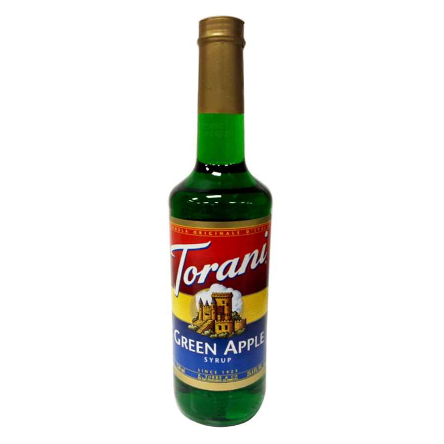 Torani 750 mL Green Apple Flavoring Syrup