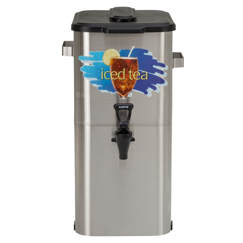 Curtis TCO419A000 4 Gallon 19" Stainless Steel Oval Iced Tea Dispenser