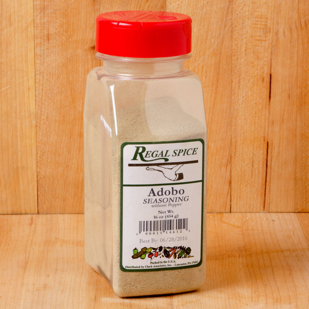 Regal Adobo Seasoning without Pepper 16 oz.