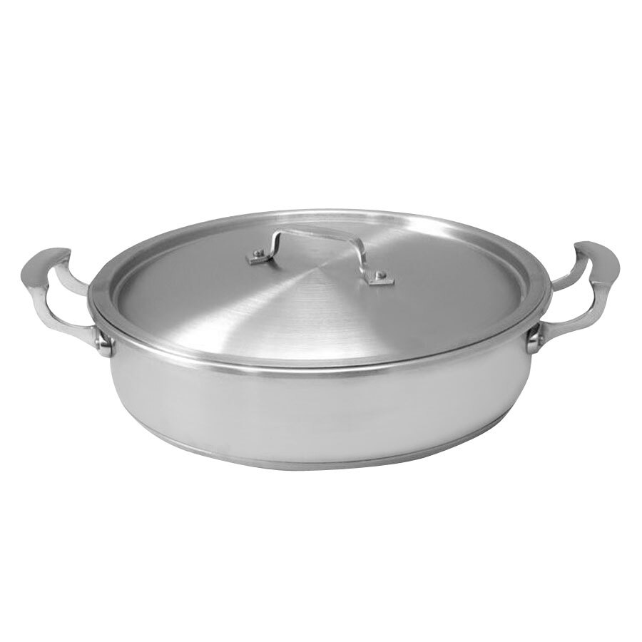 Bon Chef 60030HF Cucina 6 qt. Hammered Brazier Pot with Cover