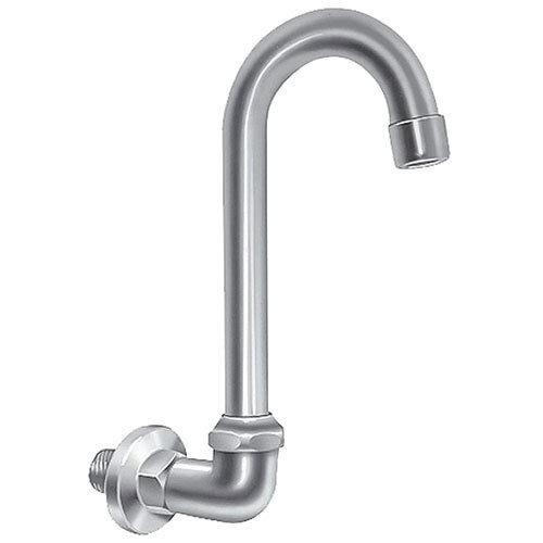 Advance Tabco K121 Wall Mount Gooseneck Faucet 8" High with 3 1/2