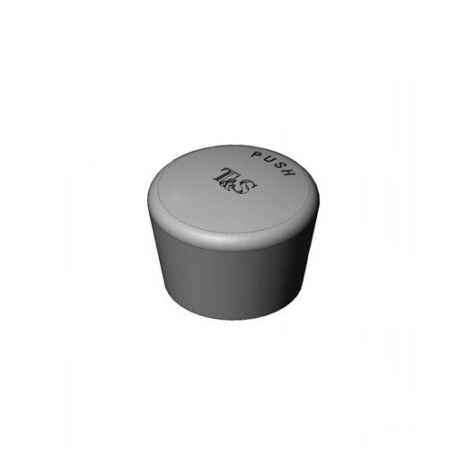 T&S 00525145 Chrome Plated Faucet Cap with 3/8" NPT Connections