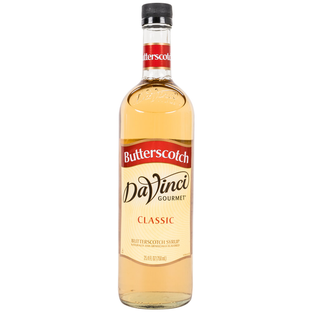 DaVinci Gourmet 750 mL Butterscotch Classic Coffee Flavoring Syrup