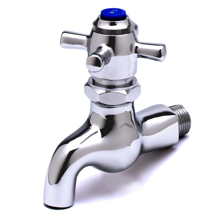 T&S B0709JJ Wall Mount SelfClosing Hose Bibb Faucet with Four Arm Handle