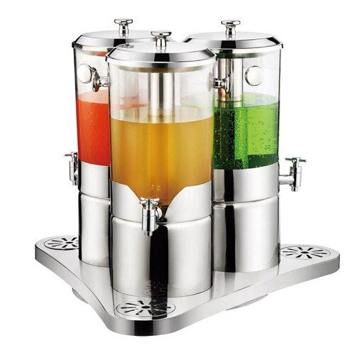 Bon Chef 40507 6 Gallon Triple Rotating Juice Dispenser