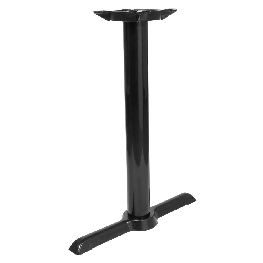 Lancaster Table & Seating 5" x 22" End Black Metal Table Base