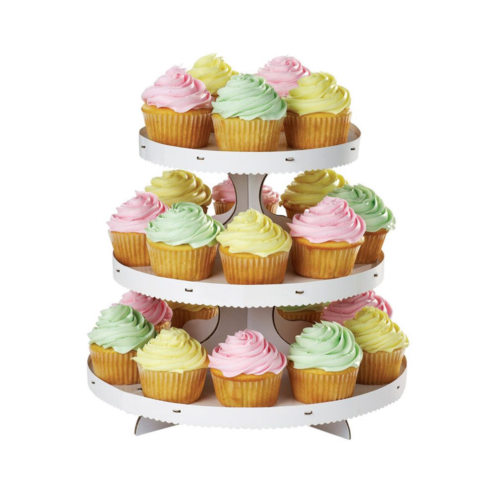 Wilton 1512127 3Tier White Cupcake Treat Stand