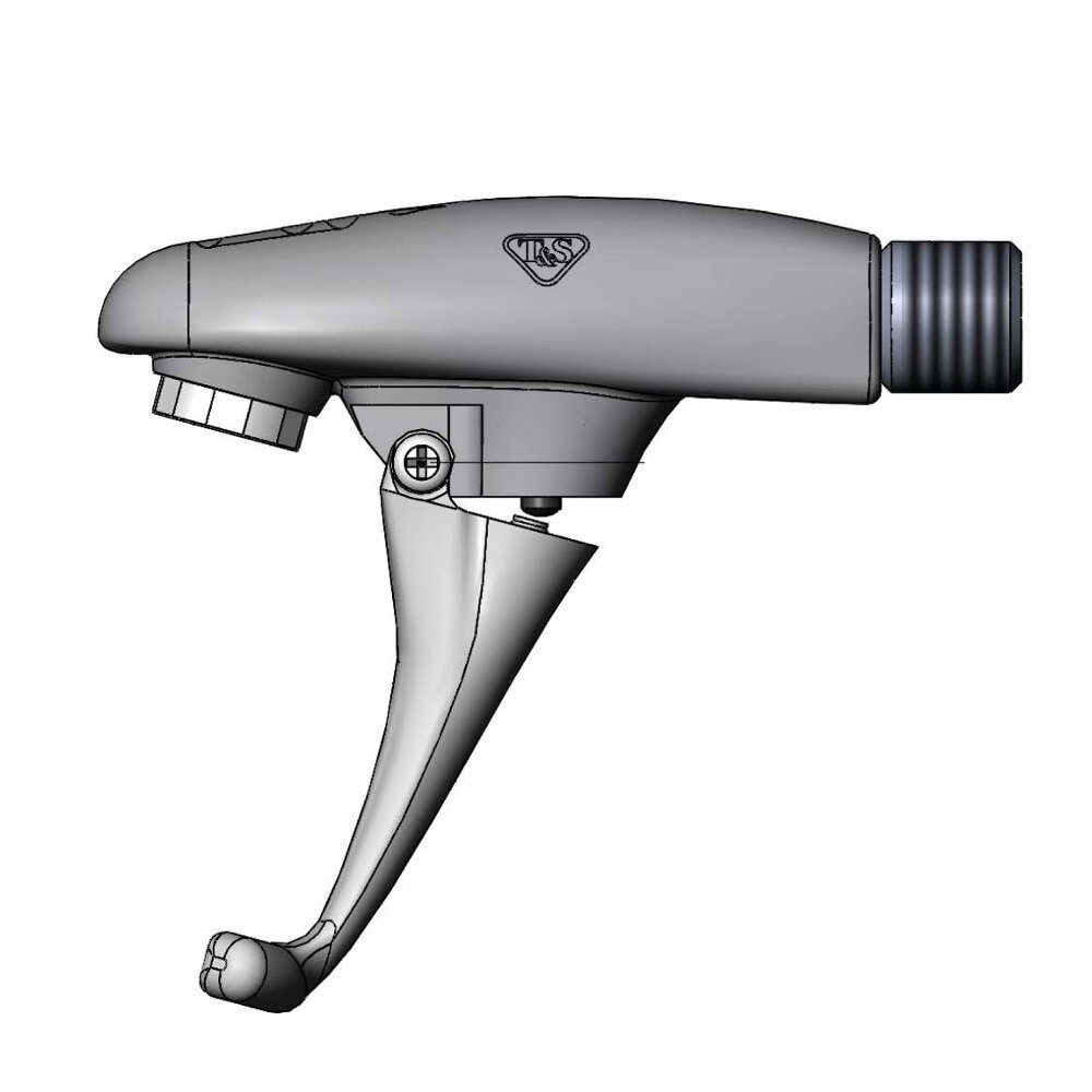 T&S B1204 Wall Mount Push Back Glass Filler 1/2" NPT Male Inlet