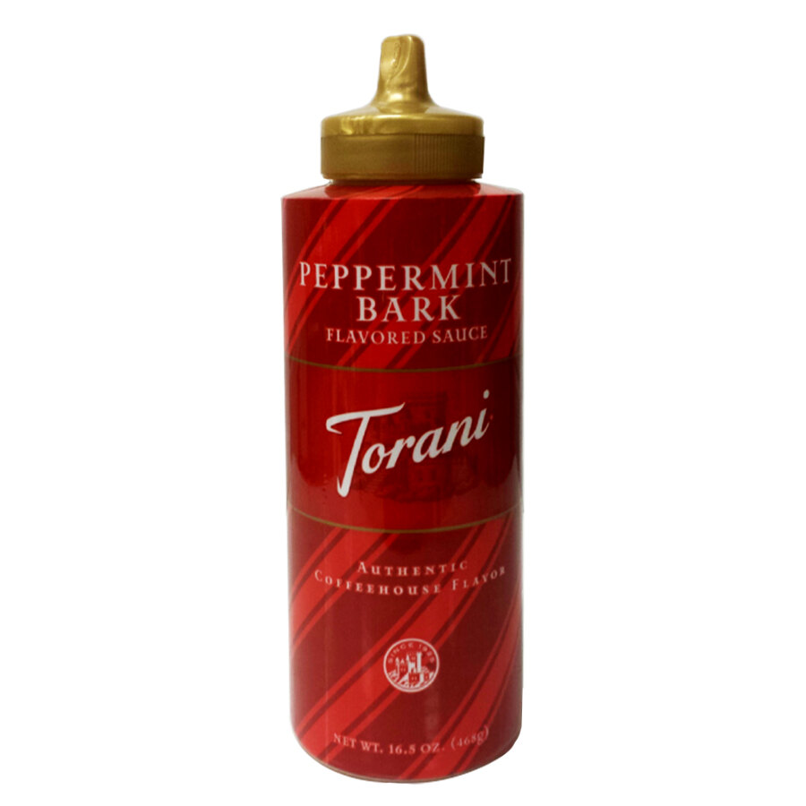 Torani 16.5 oz. Peppermint Bark Flavoring Sauce