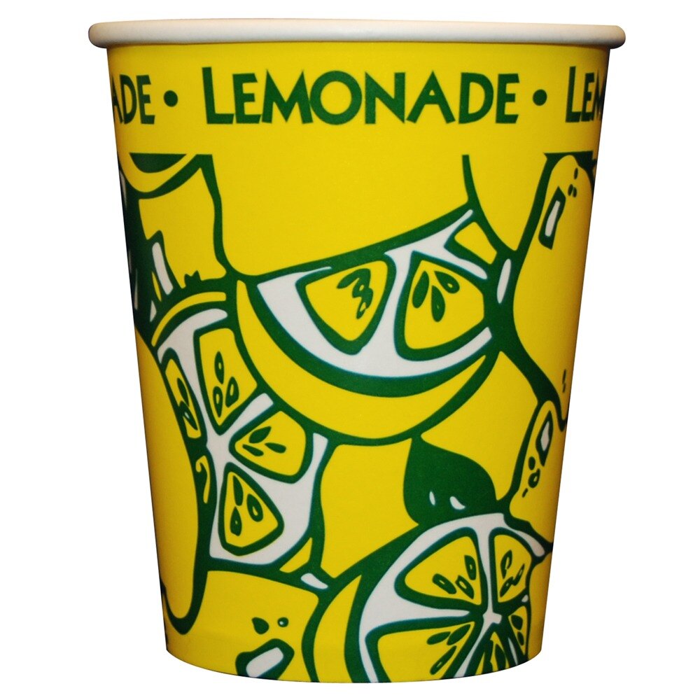 32 oz. Squat Paper Lemonade Cup 480 / Case
