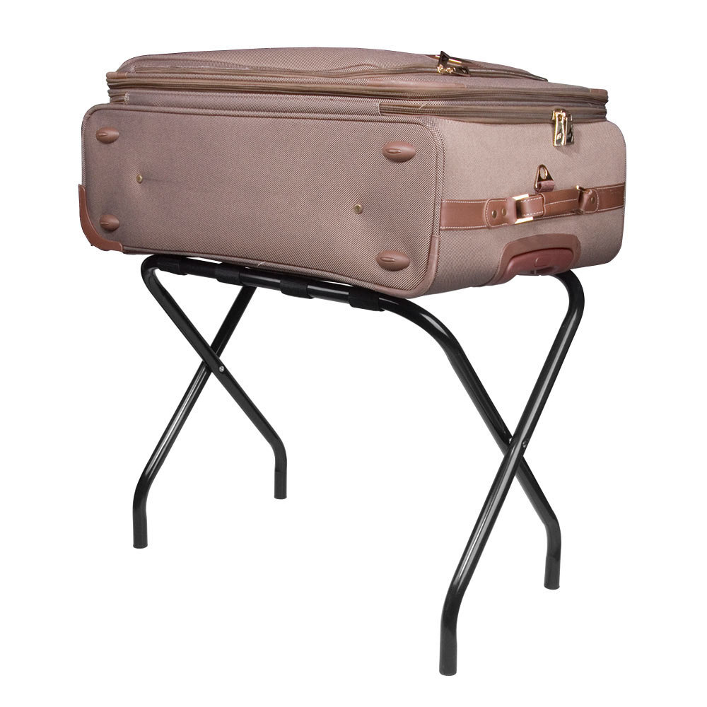 Black Metal Luggage Rack