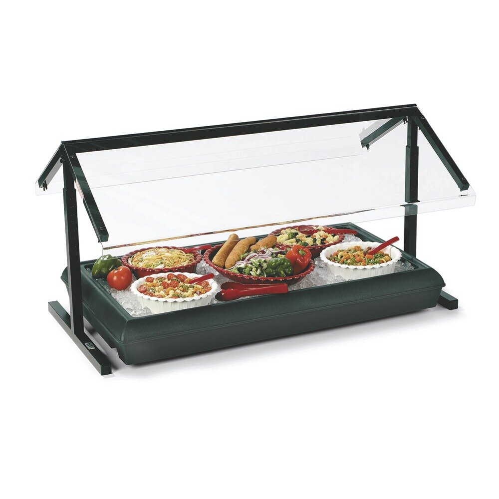 Carlisle 972003 Black Adjustable Double Sneeze Guard for Five Star