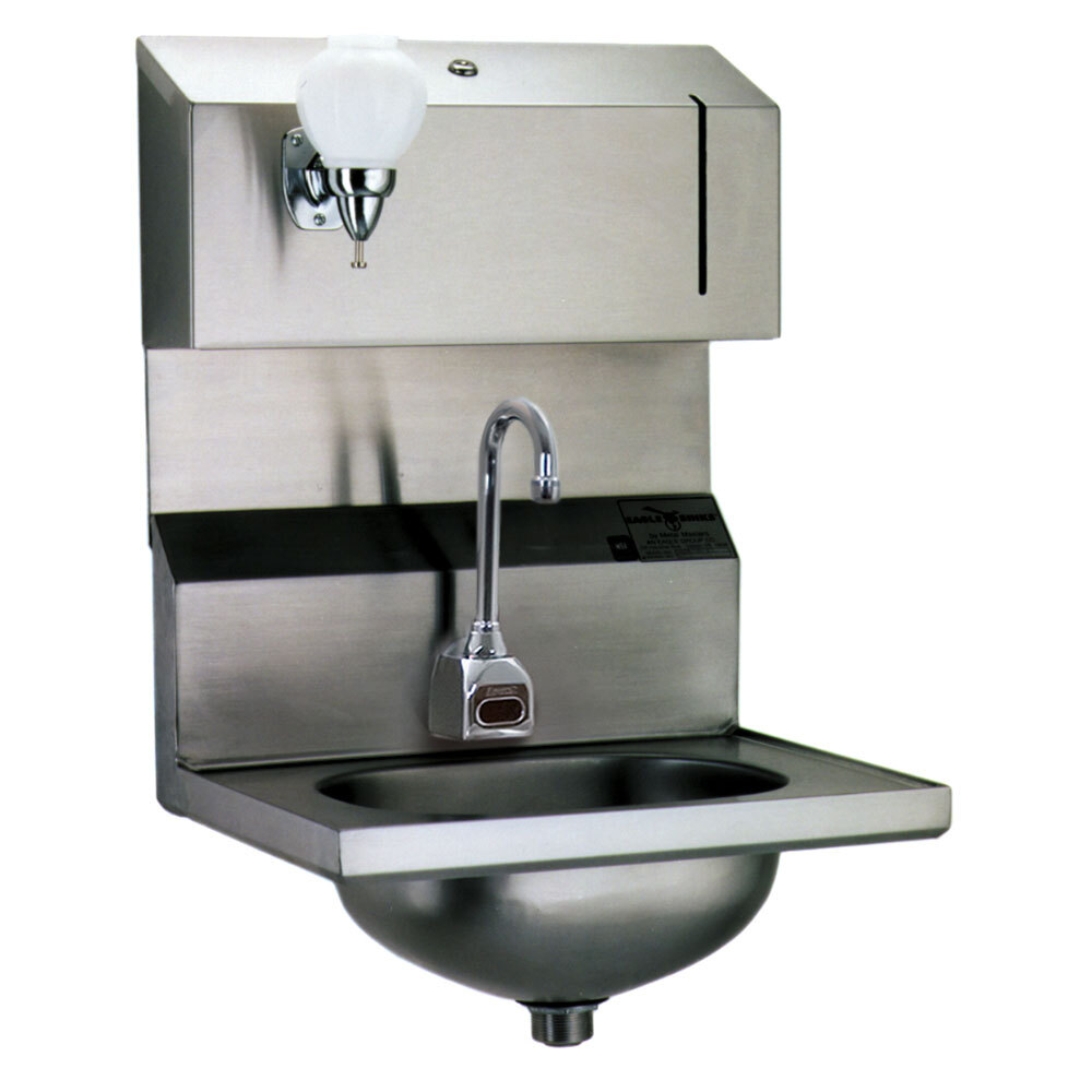Eagle Group HSA10FDPE Electronic Hand Sink with Gooseneck Faucet