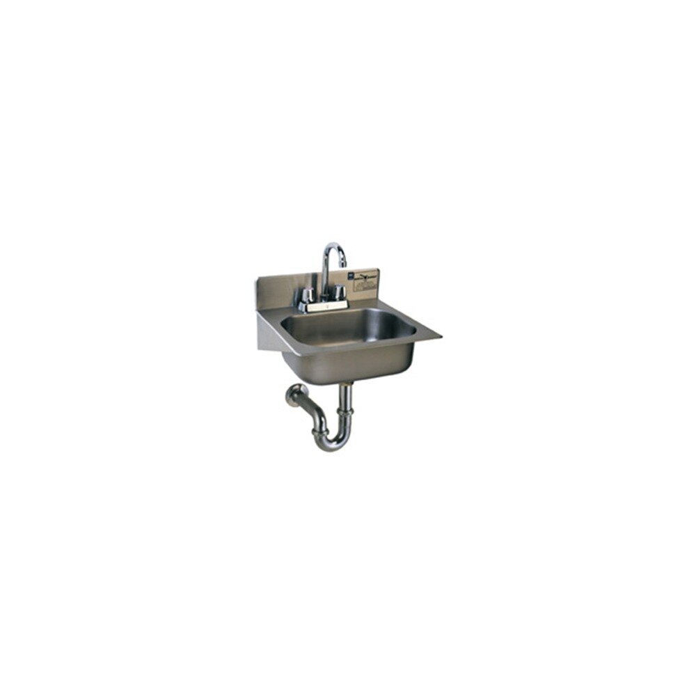 Eagle Group HSAE10FA Hand Sink with Gooseneck Faucet, Basket Drain, P