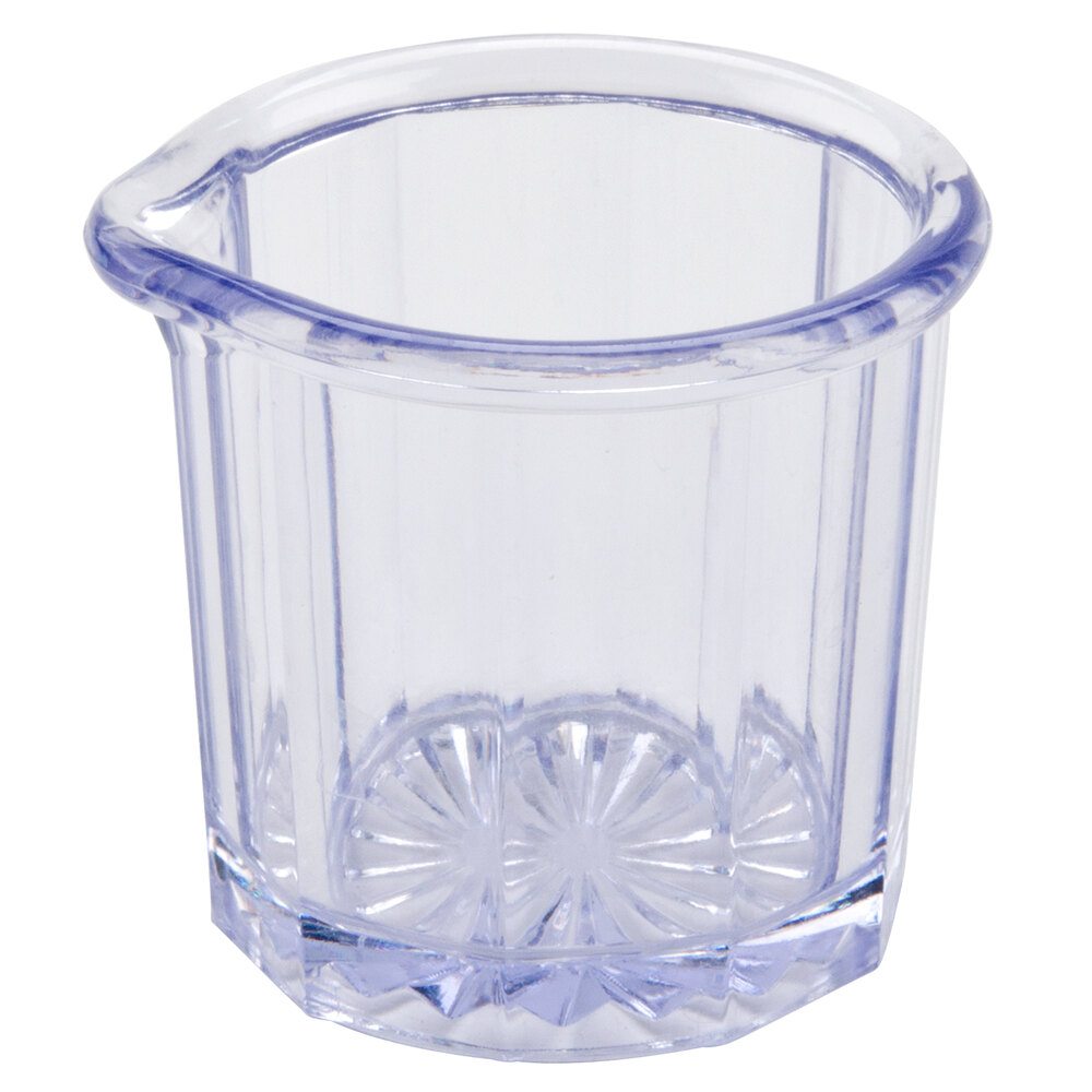 2 oz. Clear Plastic Creamer / Syrup Cup 24/Case