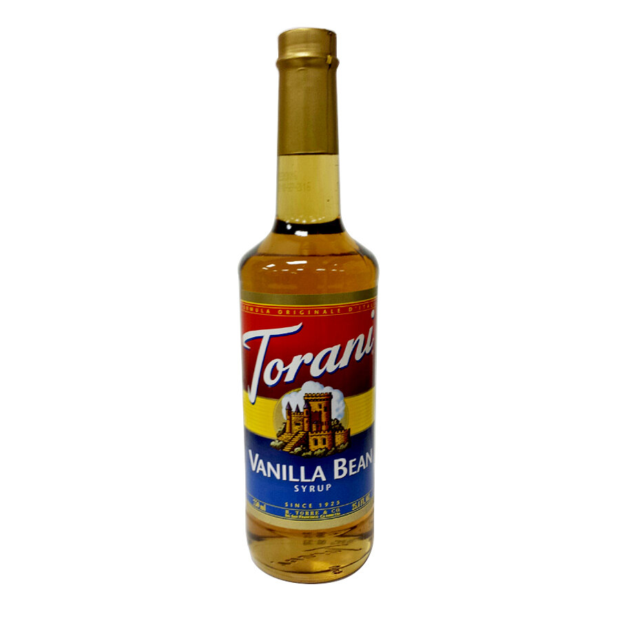 Torani 750 mL Vanilla Bean Flavoring Syrup