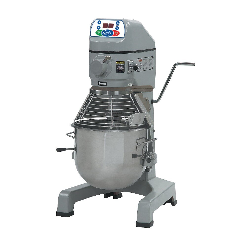 Globe SP25 Gear Driven 25 Qt. Commercial Floor Mixer 115V