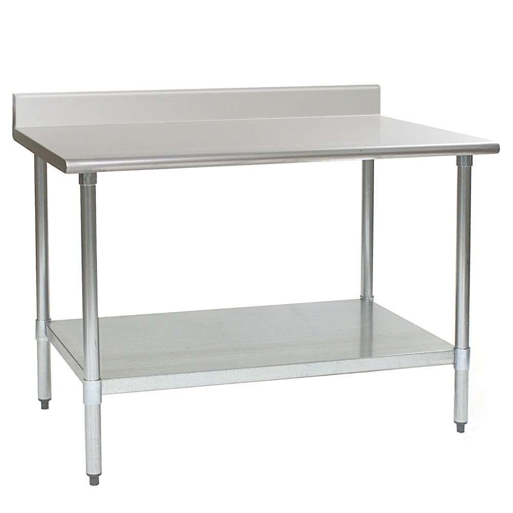 Eagle Group T3060SEM-BS 30" x 60" Stainless Steel Work ...