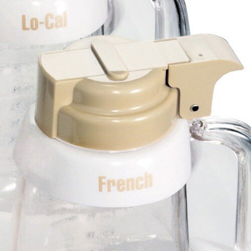 Tablecraft CB20 Imprinted White Plastic "Lite Ranch" Salad Dressing