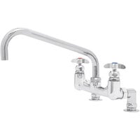 T&S B-0293 18" Deck Mounted Big Flo Mixing Faucet with 8" Centers