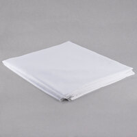 Oxford Super Blend Hotel Supplies 110" x 99" White Plainweave Cotton / Polyester King Hotel Duvet Cover - 12/Case