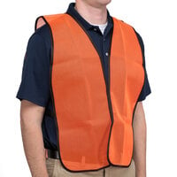 Cordova Orange High Visibility Mesh Safety Vest - 25 inch x 18 inch