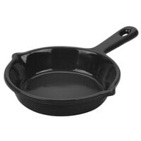 Tablecraft CW1980BKGS 6 1/8" Black with Green Speckle Cast Aluminum Fry Pan