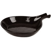 Tablecraft CW1960BKGS 8 3/8" Black with Green Speckle Cast Aluminum Open Handle Skillet