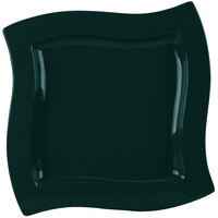 Tablecraft CW3650HGNS 13" Square Hunter Green with White Speckle Cast Aluminum Euro Platter