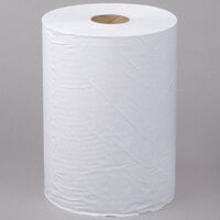Lavex 10" White Hardwound Paper Towel, 800 Feet / Roll - 6/Case