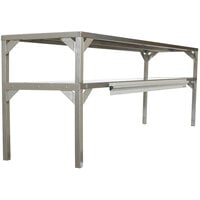 Delfield AS000DAQS-003S Stainless Steel Double Overshelf - 48" x 16"