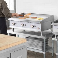 Cooking Performance Group GM-CPG-36-NL 36 inch Gas Countertop Griddle with Manual Controls - 90,000 BTU