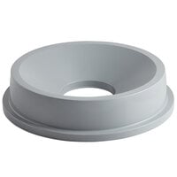 Rubbermaid FG354300GRAY BRUTE Gray Round Funnel Top for FG263200 Containers 32 Gallon