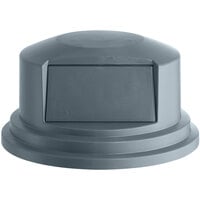 Rubbermaid FG265788GRAY BRUTE Gray Round Dome Top for FG265500 Containers 55 Gallon