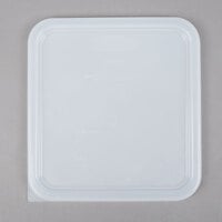 Rubbermaid 2, 4, 6, 8 Qt. White Square Polyethylene Food Storage Container Lid